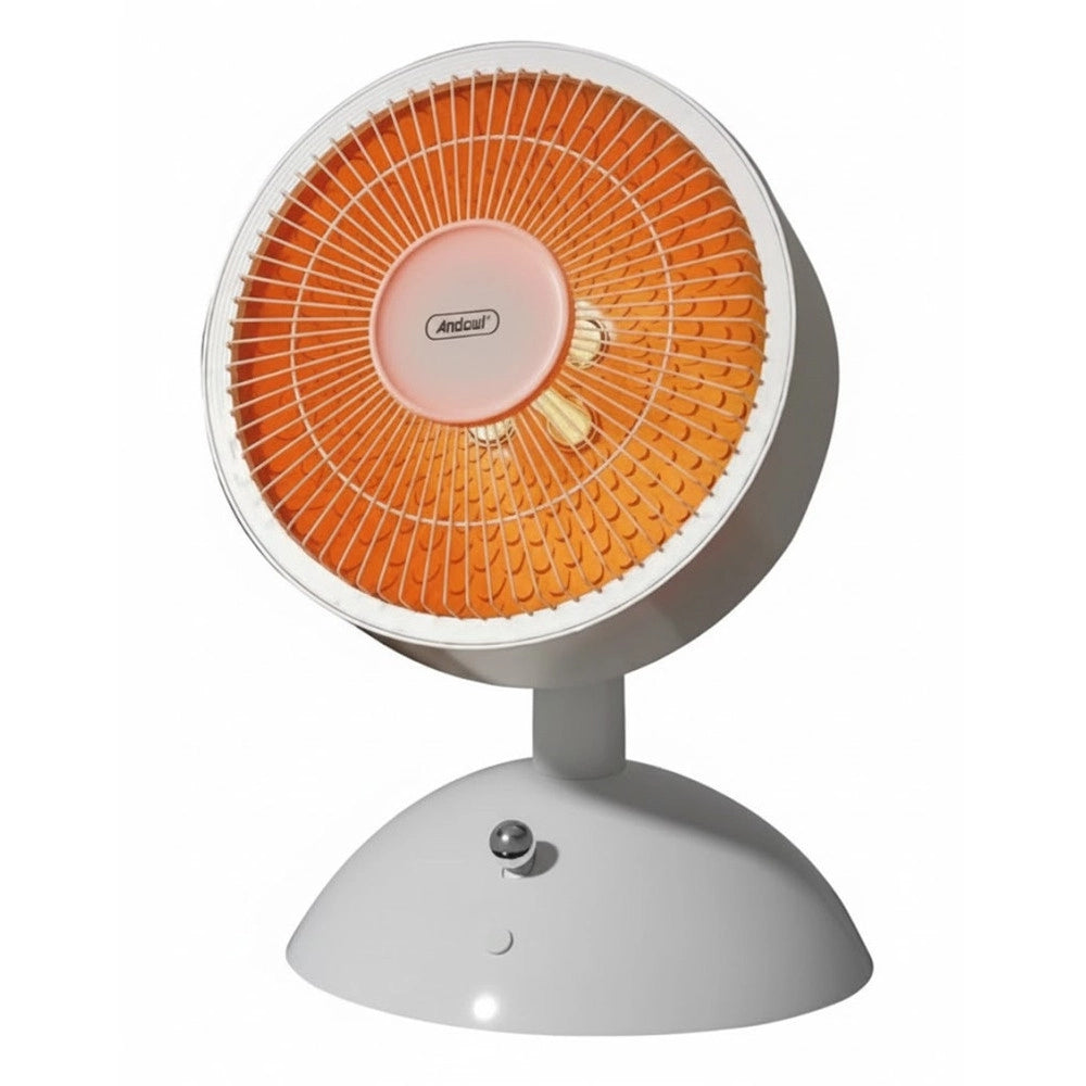 Trade Shop - Riscaldatore Al Quarzo Per Interni Portatile Ricaricabile Regolabile Da Tavolo 1000w Q-nf1000 -