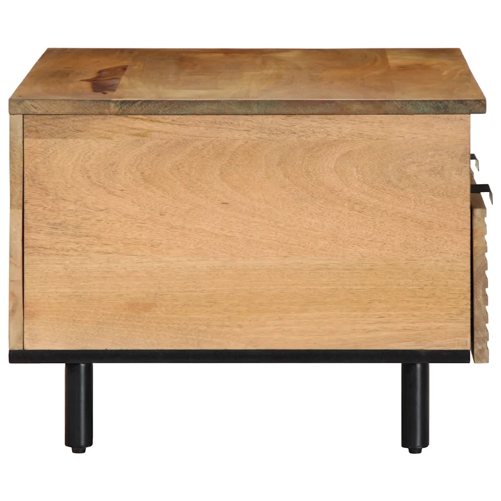Tavolino da Salotto Marrone 80x54x40 cm Legno Massello di Mango 4017733