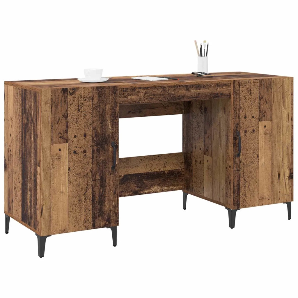 Scrivania Legno vecchio 140 x 50 x 75 cm Legno multistrato