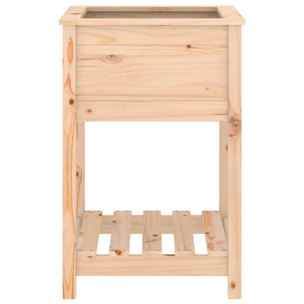 Fioriera con Mensola 54x54x81 cm in Legno Massello di Pino 823773