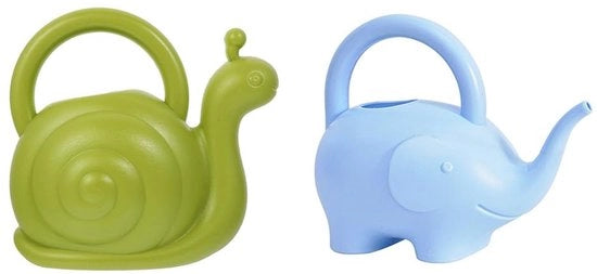 Assestatore 2 pezzi - Olifante scuro - Plastica - Manubrio portatile - Per interni/esterni - Ideale per bambini - Assestatore per piante