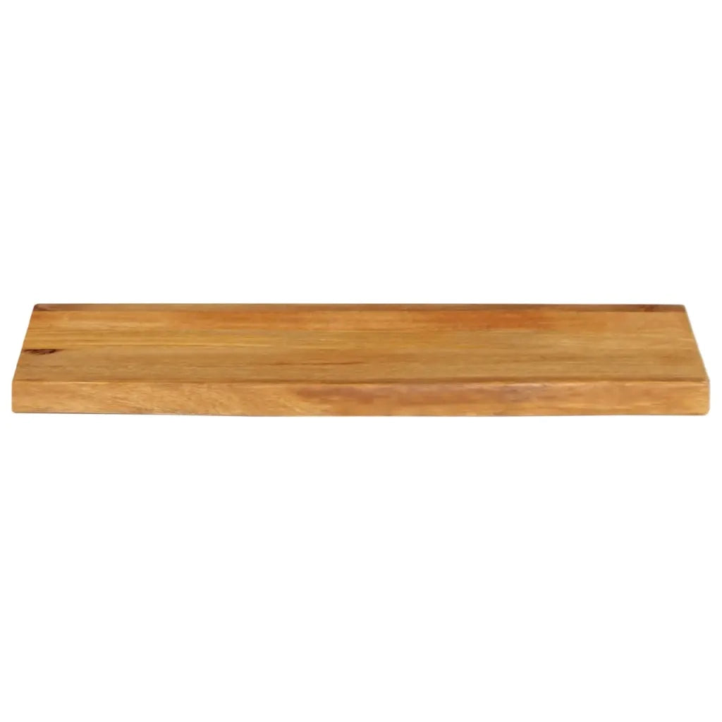 Piano Tavolo Bordi Vivi 70x40x3,8 cm in Legno Massello di Mango 370585