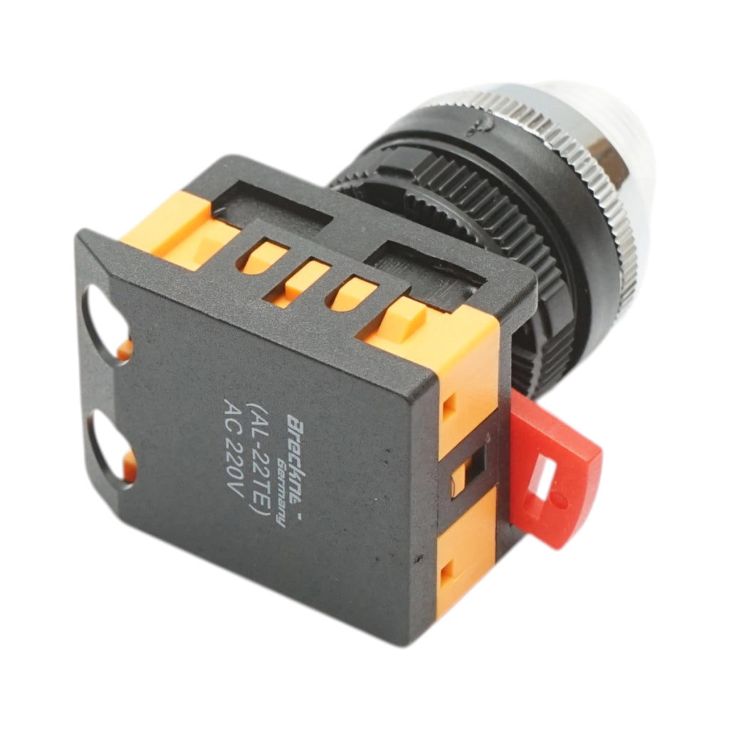Lampada di segnalazione a LED bianca 220V AC 22mm Breckner Germany
