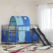 Struttura del letto loft per bambini Nero e Blu 80 x 200 cm 42020837