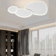 Trade Shop - Plafoniera A Led 3 Ovali A Tripla Colorazione Di Luce 100 W Da Soffitto Pn-23-3c -