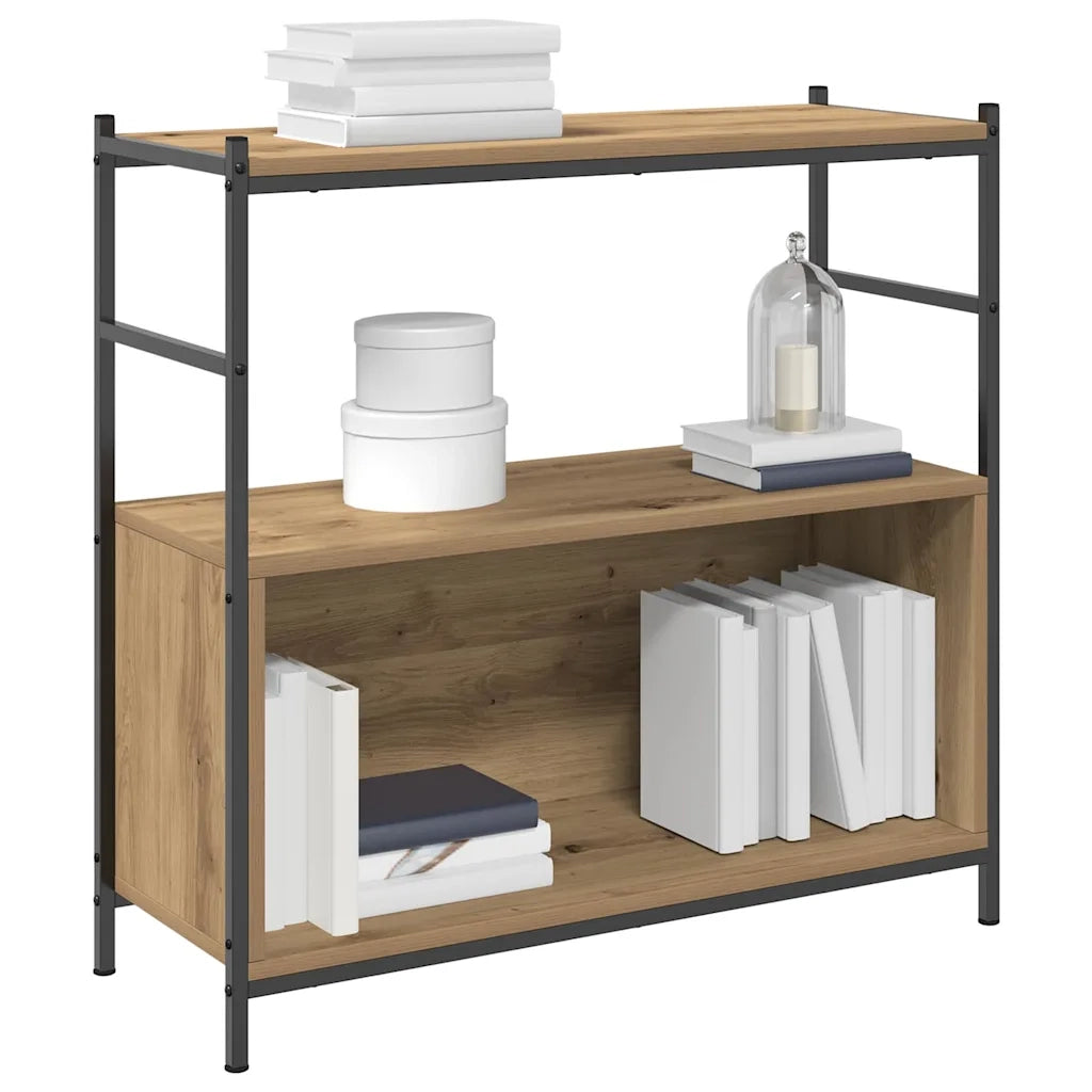 Libreria-Scaffale per Libri-Mobile di Stoccaggio rovere artigianale 80 x 30 x 78.5 cm Legno multistrato