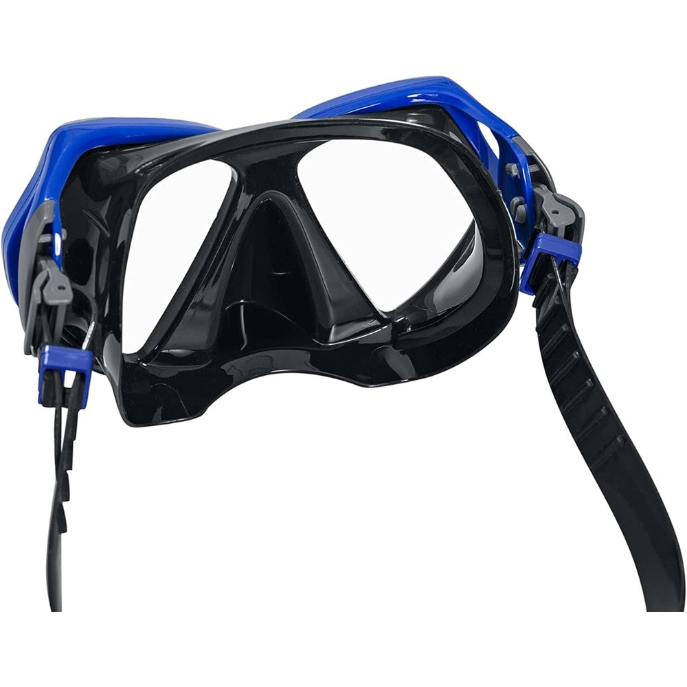 Trade Shop - Set Maschera Boccaglio Da Snorkeling Dominator Pro 24069 Per Ragazzi Adulti 14+ Anni -