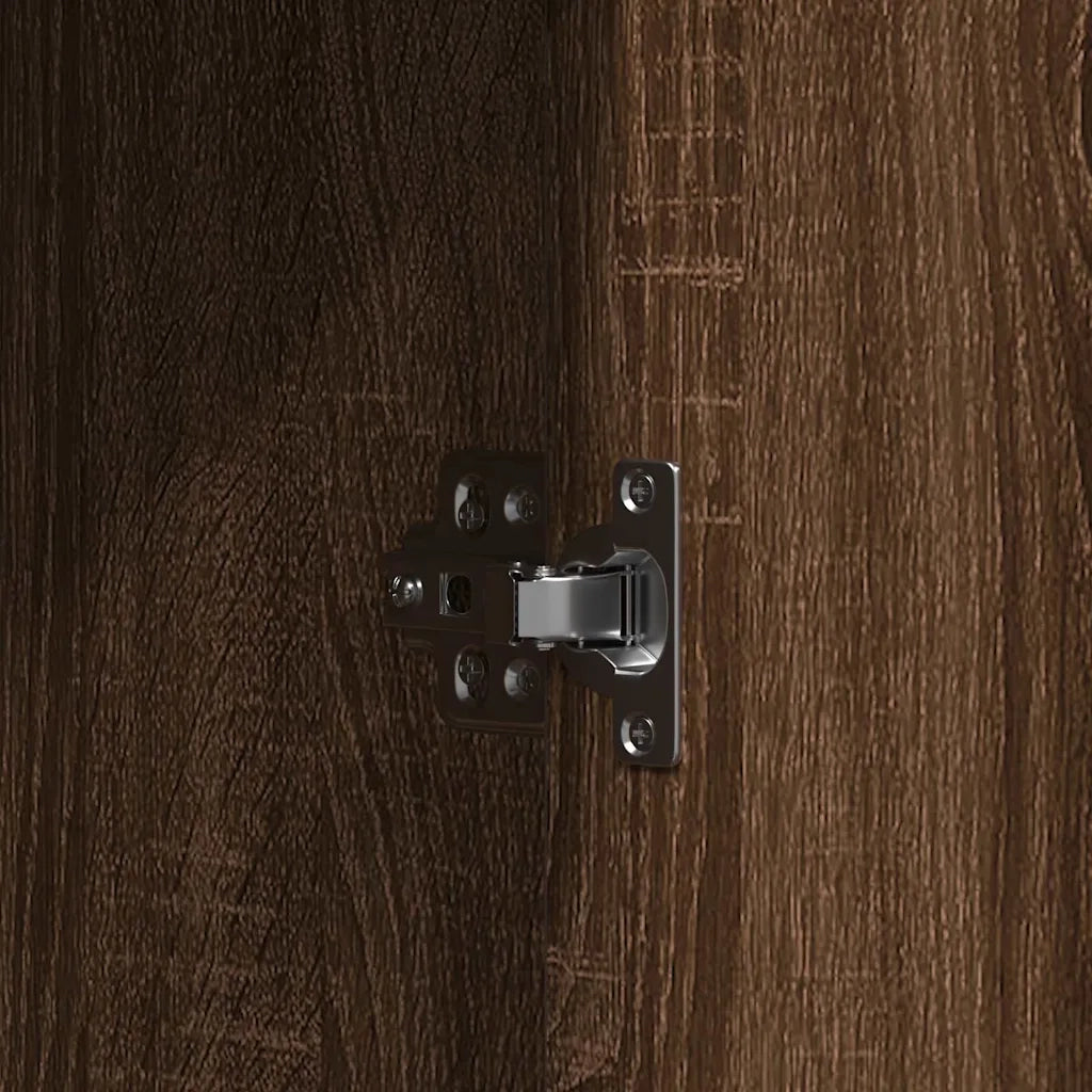 Tavolo da Trucco Marrone 102 x 33 x 135 cm Legno multistrato 865187