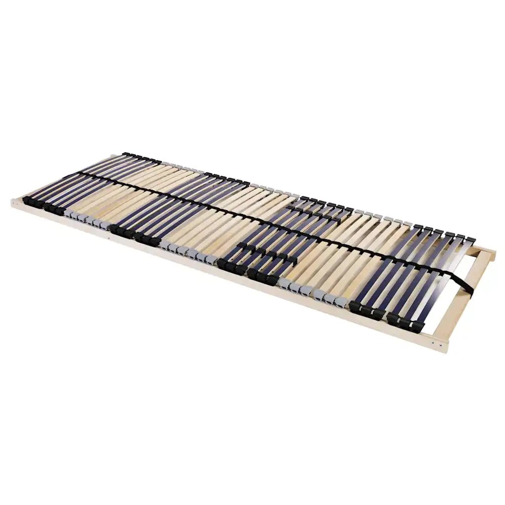 Letto matrimoniale | Letto per adulti | Base a doghe Marrone 140 x 190 cm Legno massello di faggio