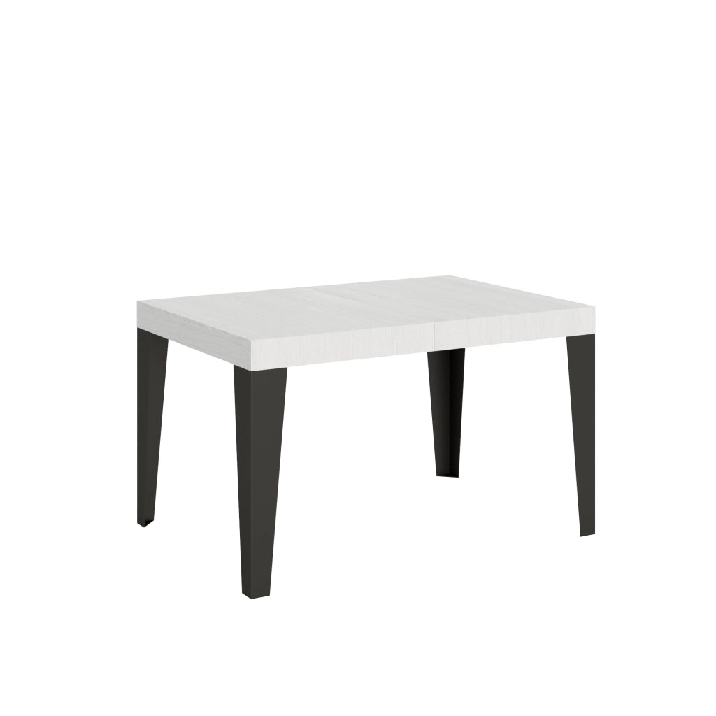 Tavolo allungabile 90x130/234 cm Flaris Bianco Frassino telaio Antracite