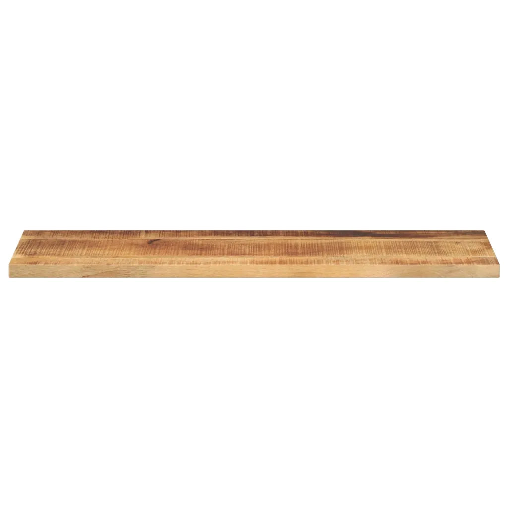 Piano per Tavolo 110x30x2,5cm Rettangolare Legno Mango Grezzo 371298