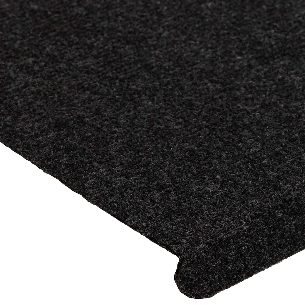 Tappetini Autoadesivi per Scale 30 pz | Gradini per Scale Neri 65x24,5x3,5 cm