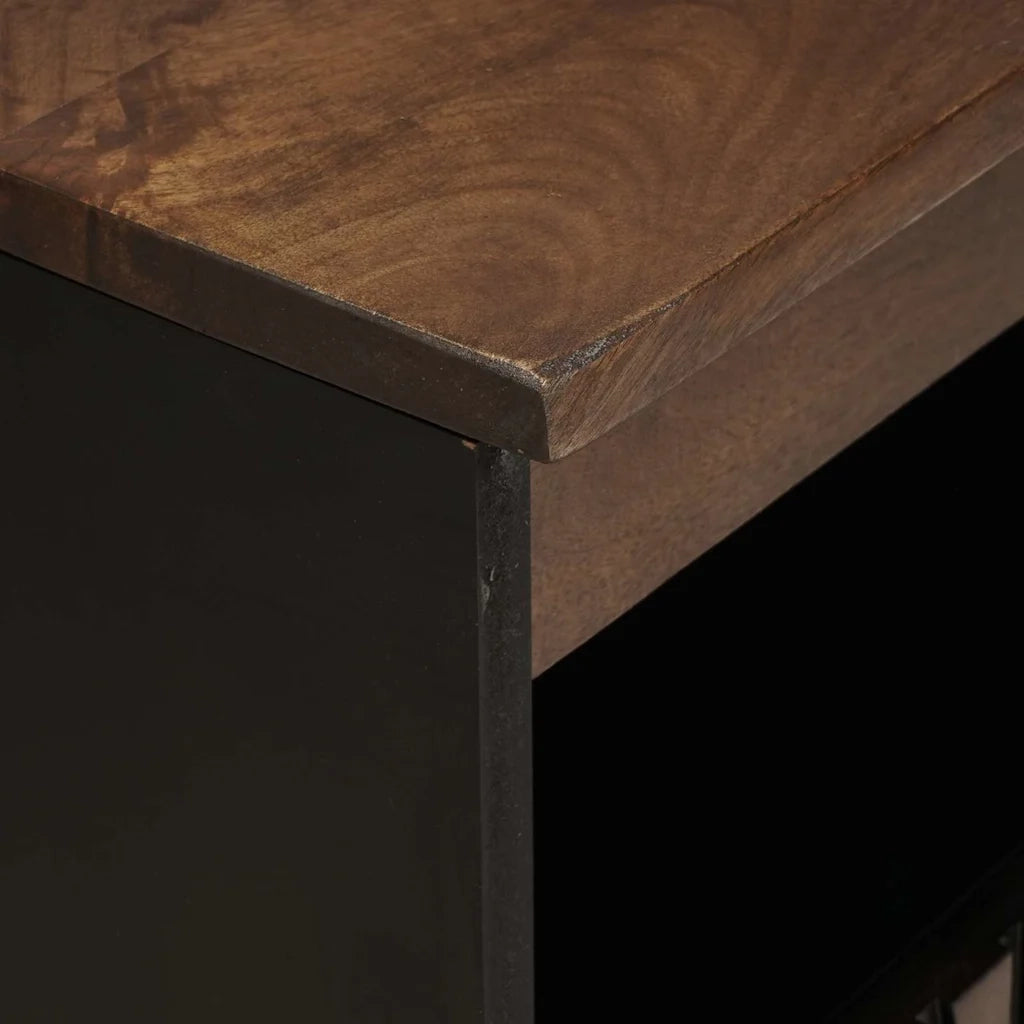 Credenza Marrone 60 x 33 x 75 cm legno massello di mango 4018033