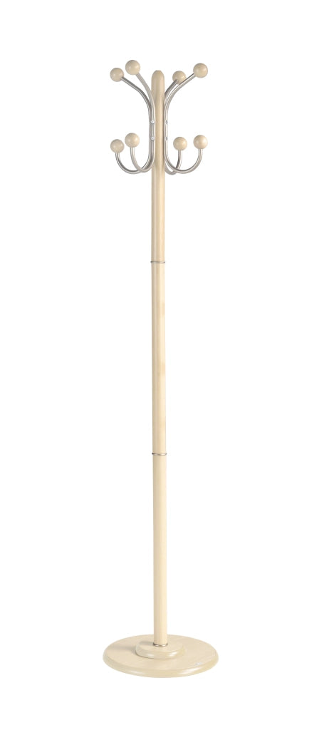 Appendiabiti Herdasa legno di faggio finitura colore rovere 170x35x35