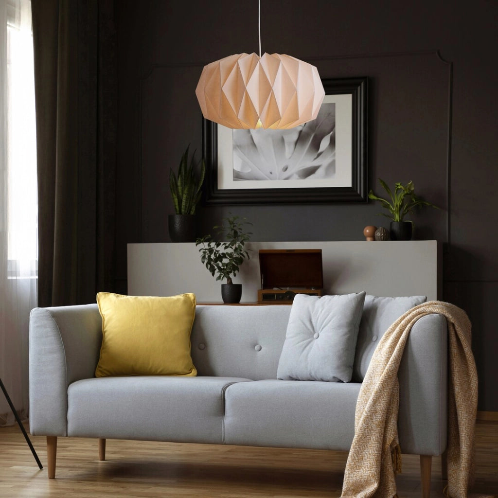 Lampada a sospensione scandinava Ormini Ø43 bianca E27