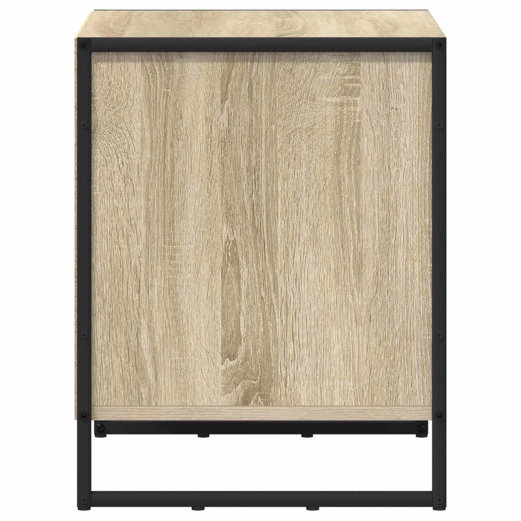 Comodino 2 pcs Sonoma 50 x 39.5 x 50 cm Legno multistrato 886681