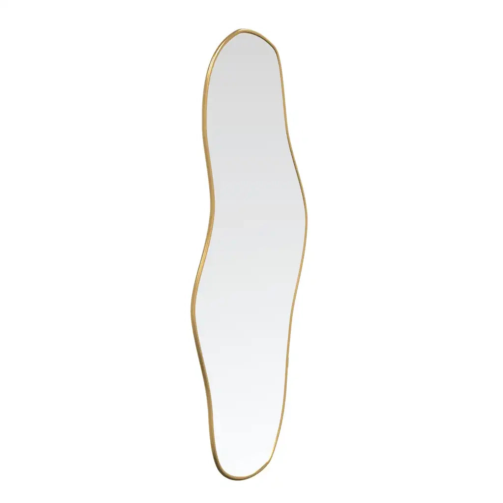 Specchio da Parete | Specchio decorativo Dorato 90x40 cm