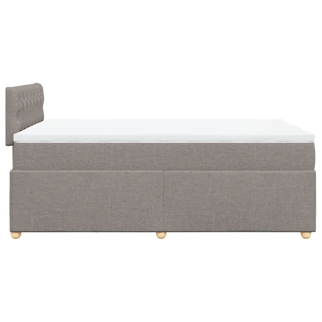 Giroletto a Molle con Materasso Tortora 120x190 cm in Tessuto 3286630