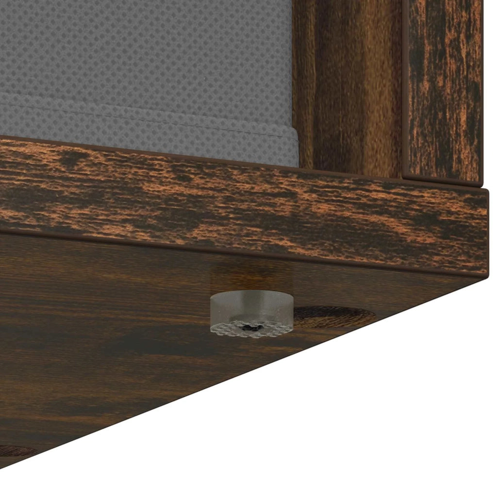 Credenza | Madia | Buffet da pranzo | Armadio da pranzo con cassetto Rovere fum¨¦ 35 x 32 x 99,5 cm