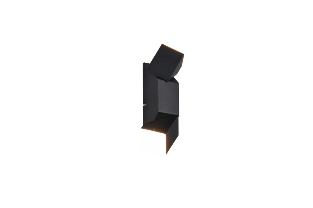 Applique moderna nera orientabile su/giù LED 3W RAGLAN