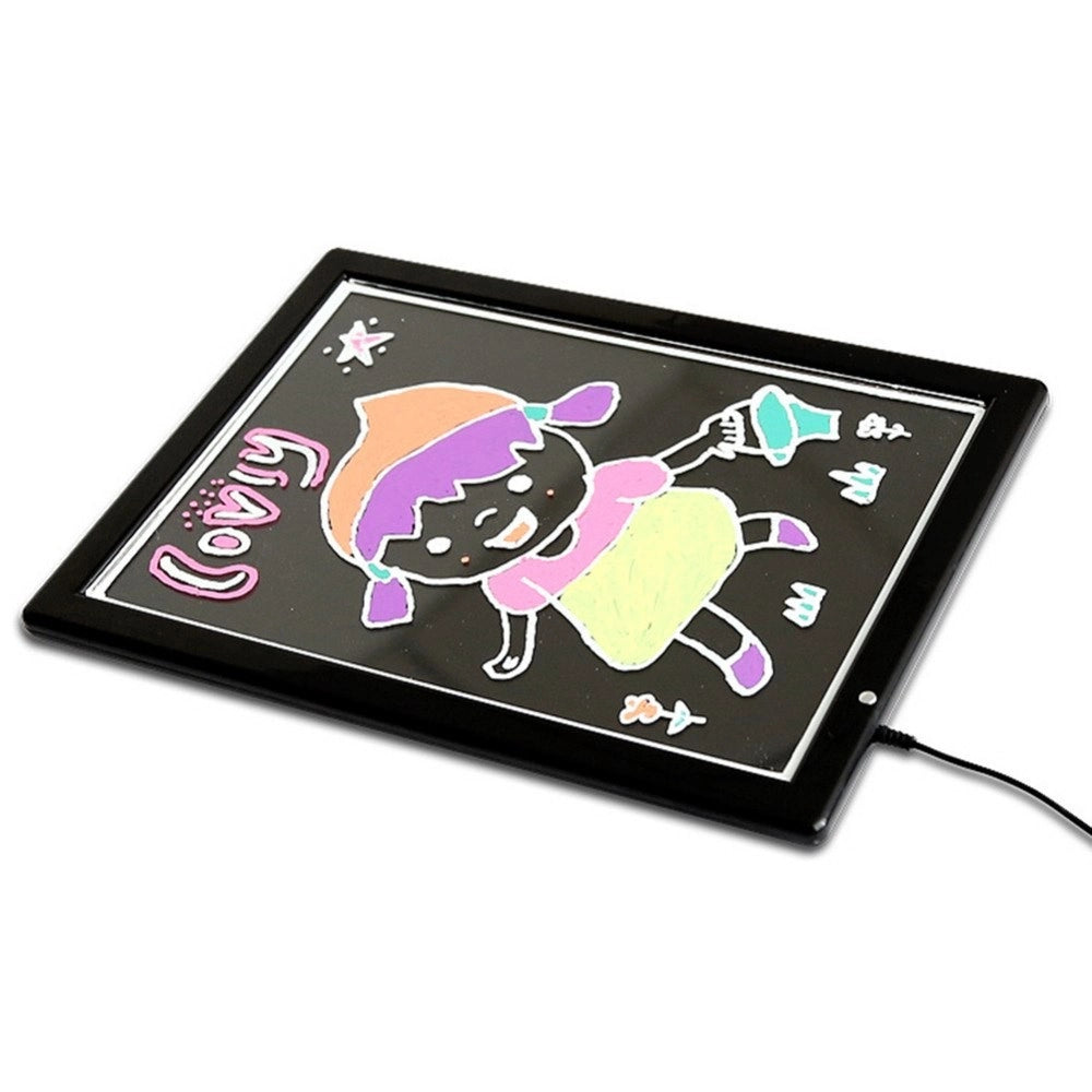 Trade Shop - Lavagna Insegna Luminosa A Led Riscrivibile 40x60 Per Pub Ristorante Bar Negozio -