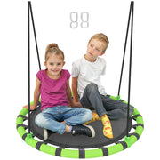 Altalena da giardino per bambini ¨C zephmum ¨C nero e verde ?100x180 cm