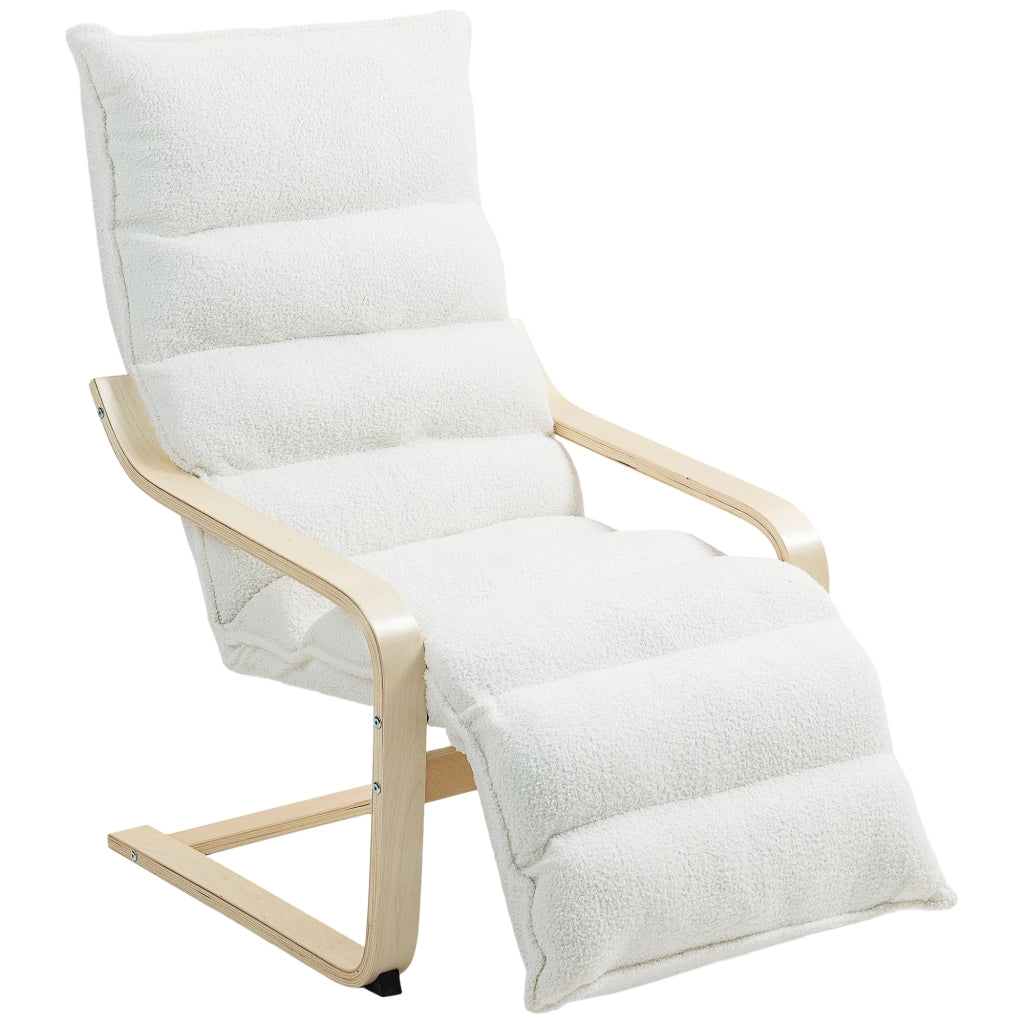 Poltrona in legno di betulla ¨C zephmum ¨C bianco