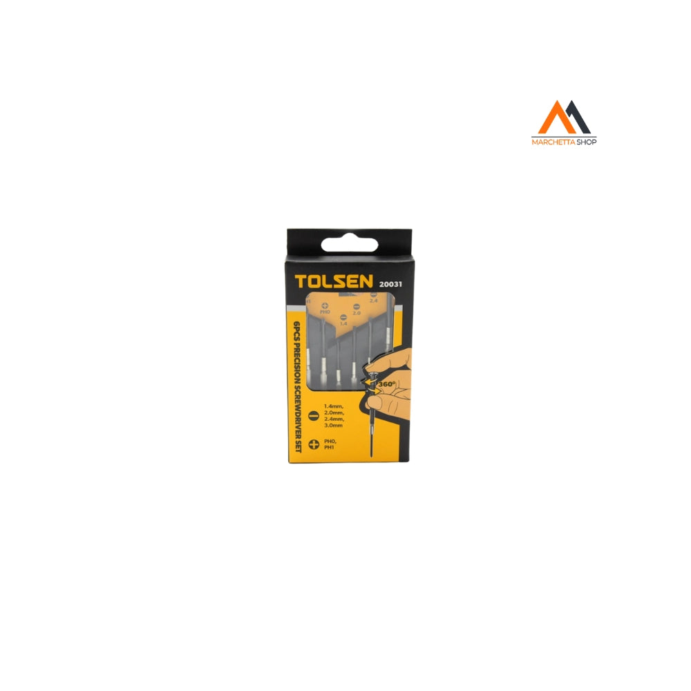 SET 6PZ CACCIAVITE DI PRECISIONE ECO LINE