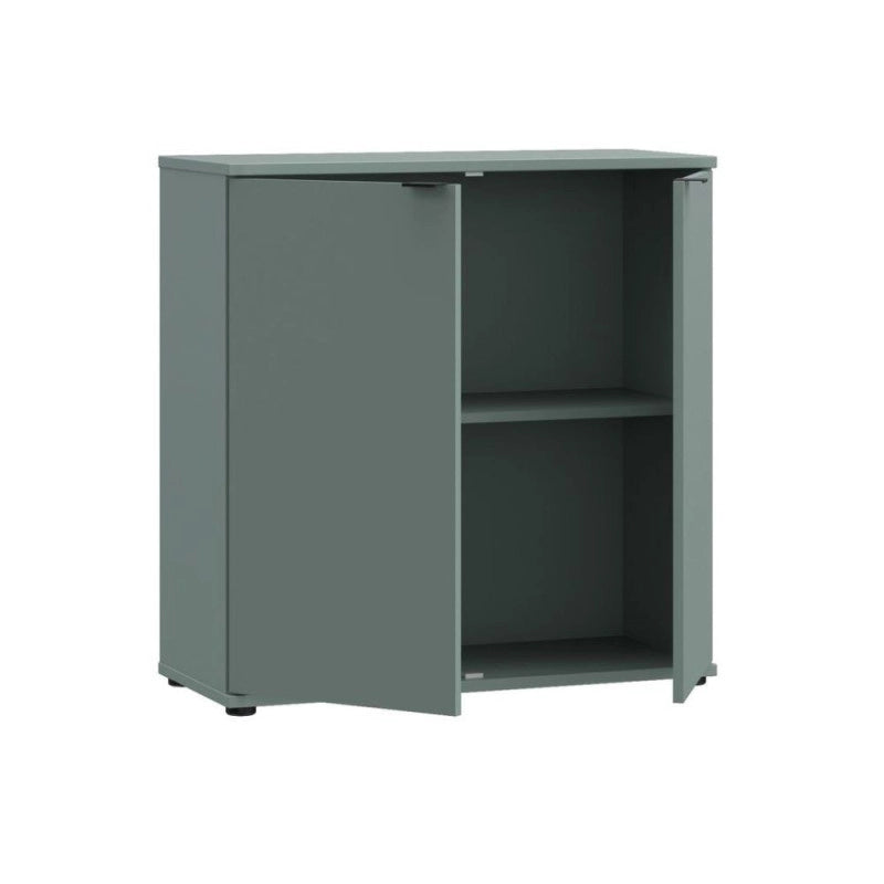 Mobile multiuso Segno con due ante L 80 cm. colore verde salvia