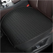 Autostoelhoes 2 in 1 con fondo antiscivolo - protettore autoresistente e ademirante - cuscino auto in lino senza schienale - accessori protettivi - nero.