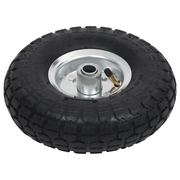 Ruote Carrello a Mano 2 pz in Gomma 4.10/3.50-4 (260x83) 142976