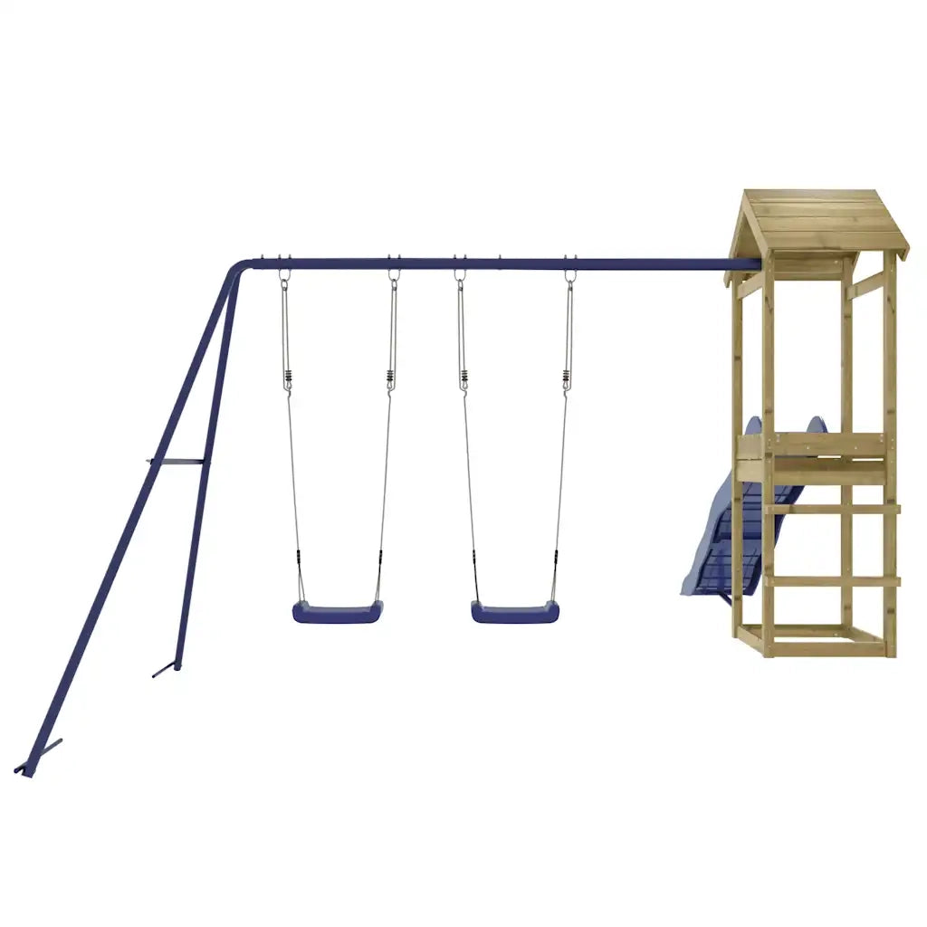 Set da Gioco da Esterno in Legno di Pino Impregnato CFW4865593