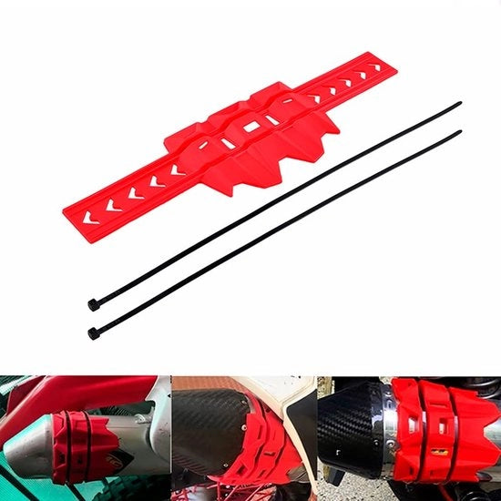 Filtro Anticaduta Termoresistente - Protezione dell'Escapamento - Resistente ai Salti - Duraturo - Facile da Installare - Doppia Protezione - Protezione dell'Escapamento del Motore