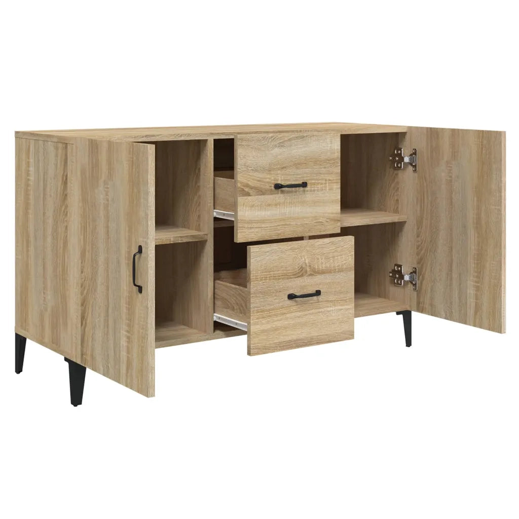 Credenza-Buffet-Armadio da cucina Rovere Sonoma 100x36x60 cm in Legno Multistrato 244933