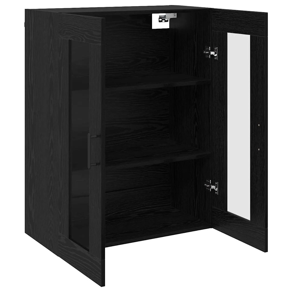 Armadi da Muro 2 pcs Rovere nero 69,5 x 34 x 90 cm