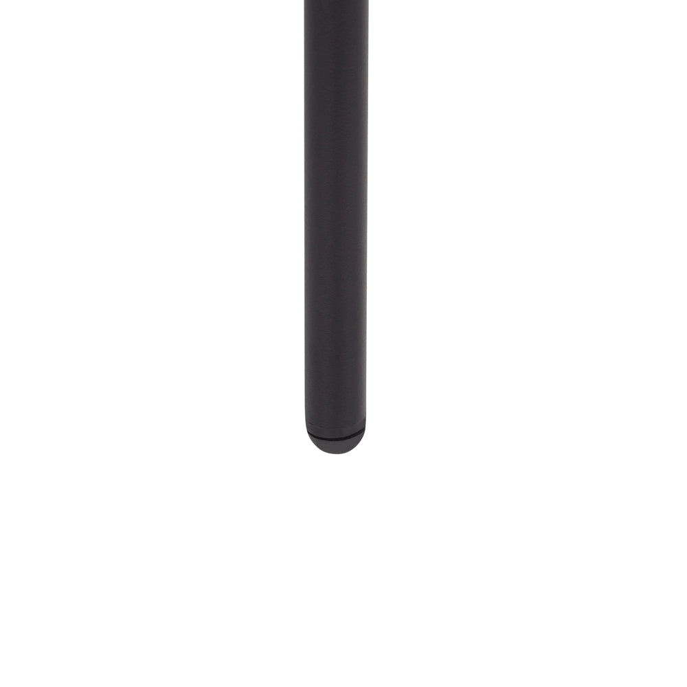 Set di 2 sedie per sala da pranzo Boucle beige chiaro Gambe in acciaio nero Sedute per sala da pranzo di design moderno