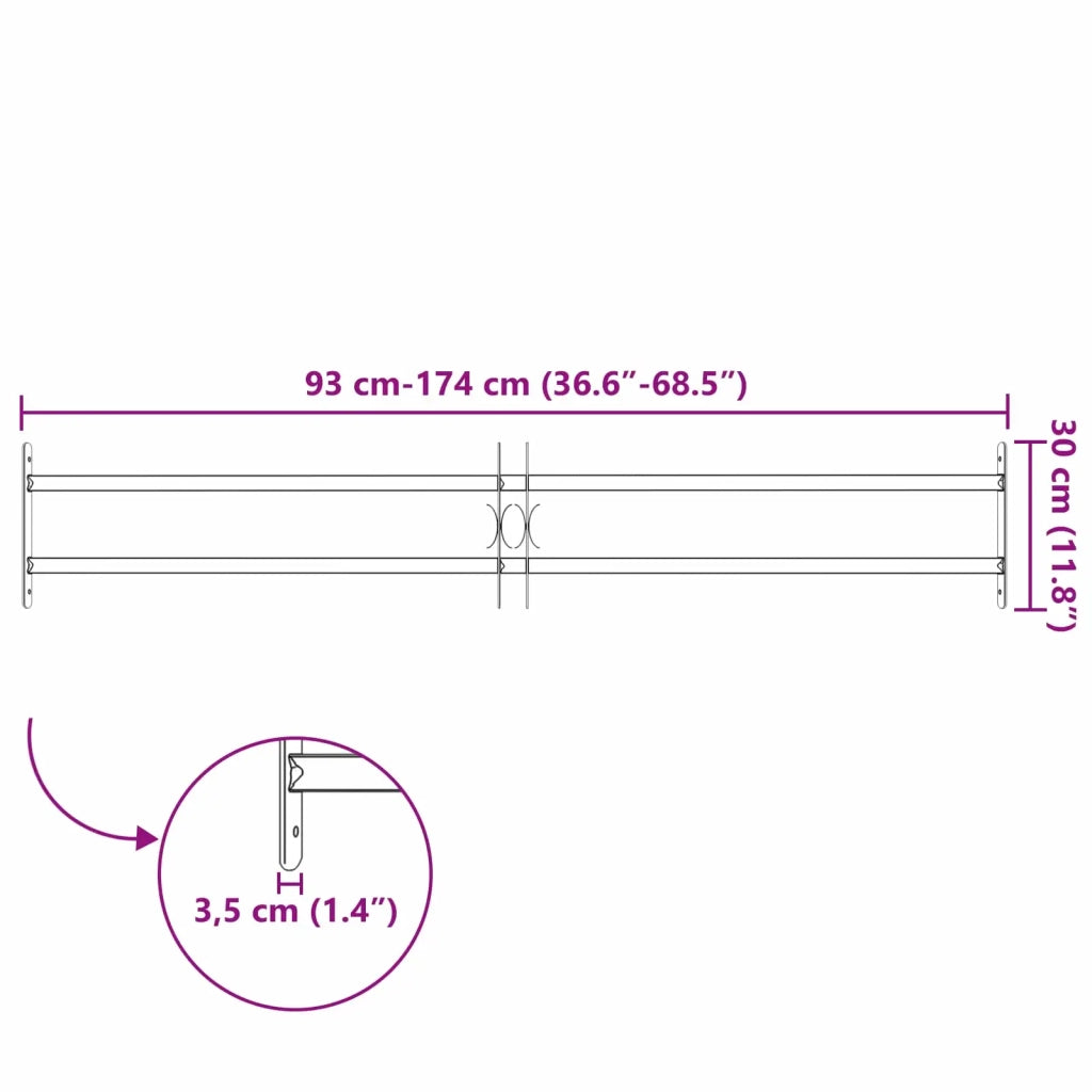 Griglia di Sicurezza per Finestre con 2 Traverse 3 pcs 42031302