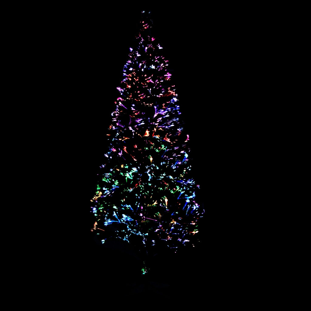 Albero di Natale con Supporto-Luci decorative natalizie Verde 150 cm in Fibra Ottica