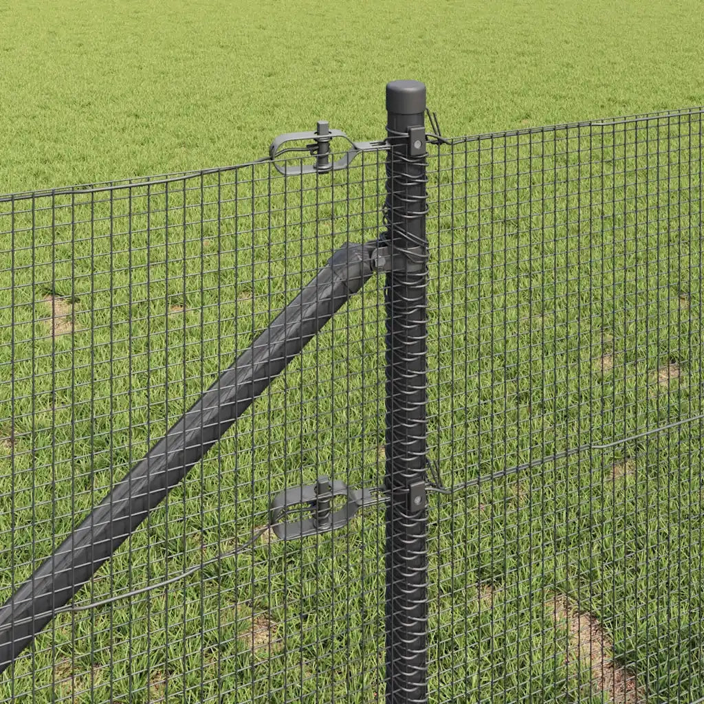 Palo della recinzione Grigio 100 x 0,6 m (rete 12 x 12 mm)