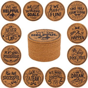 12 pacchi di supporti per bicchieri in gomma, supporti per bicchieri per salotti, supporti per tavoli da salotto, assorbenti per decorazione di cucina e sala da pranzo, diametro circa 10 cm