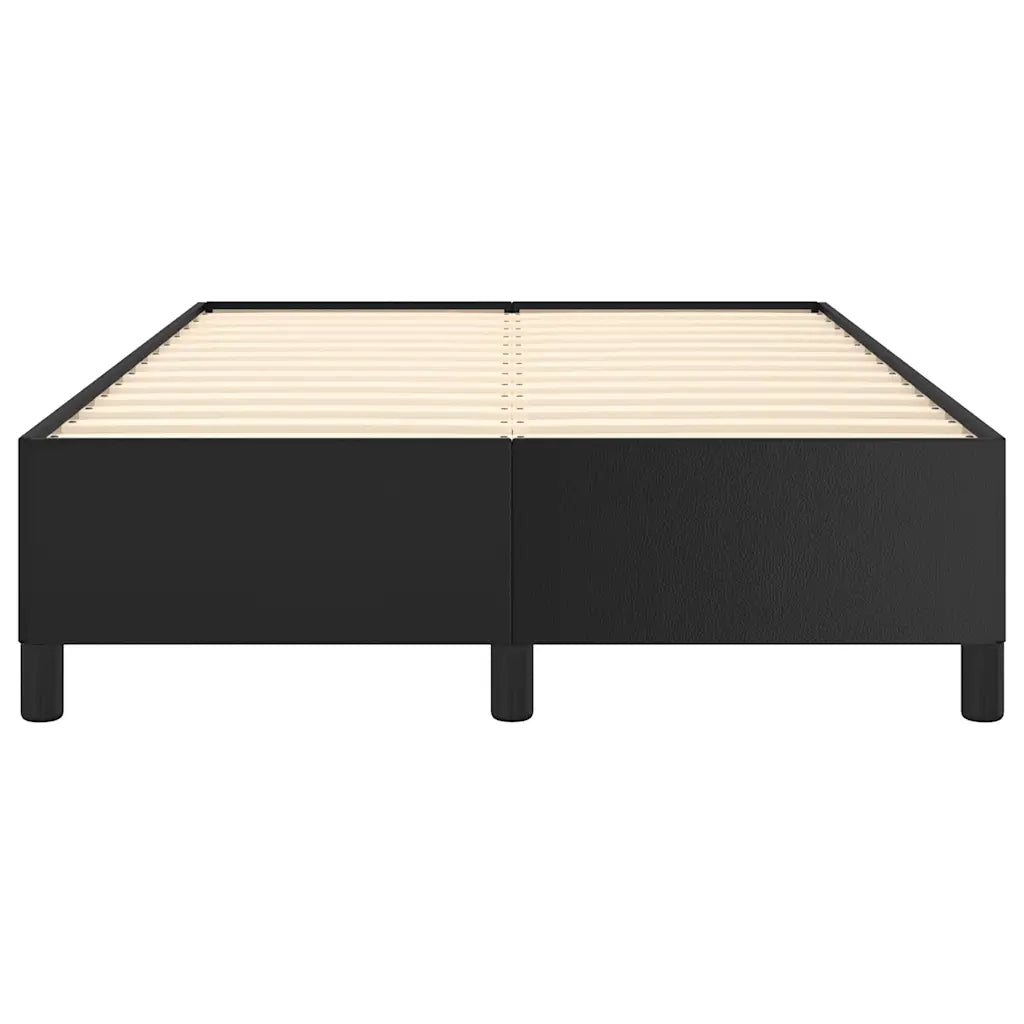 Giroletto senza Materasso-Struttura Letto Nero 120x190 cm Similpelle 242439
