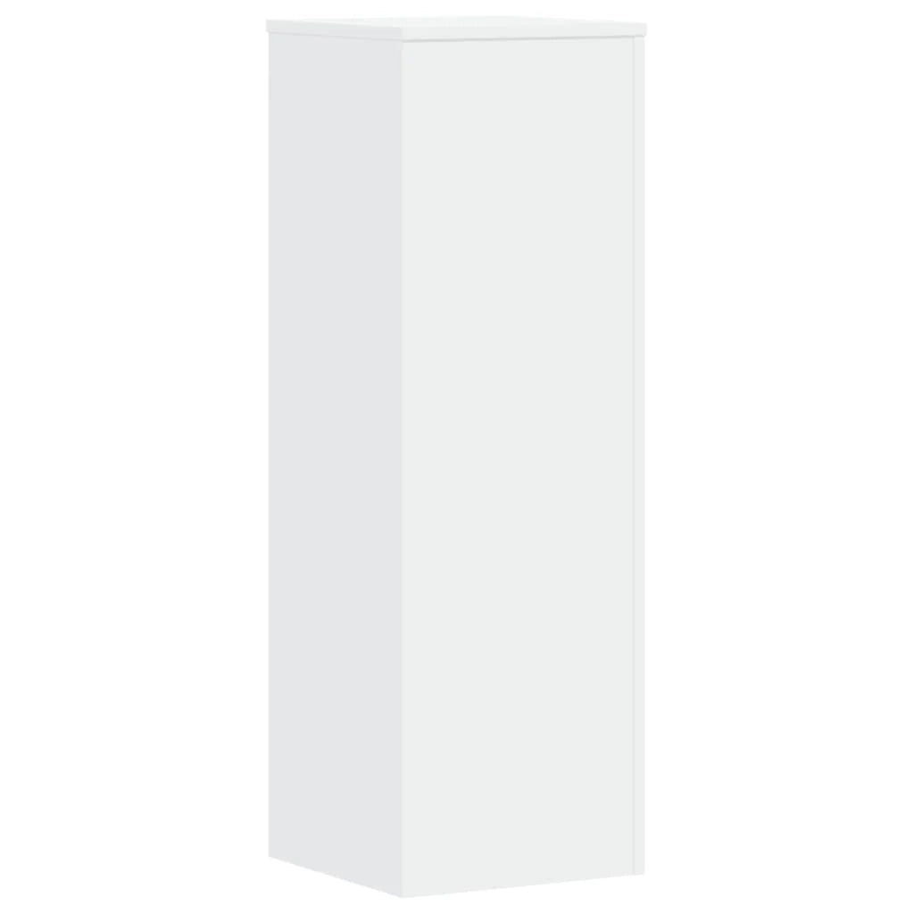 Portavasi mobili per fiori set da 2 33 x 33 x 100 cm legno ingegnerizzato bianco 02_0045286