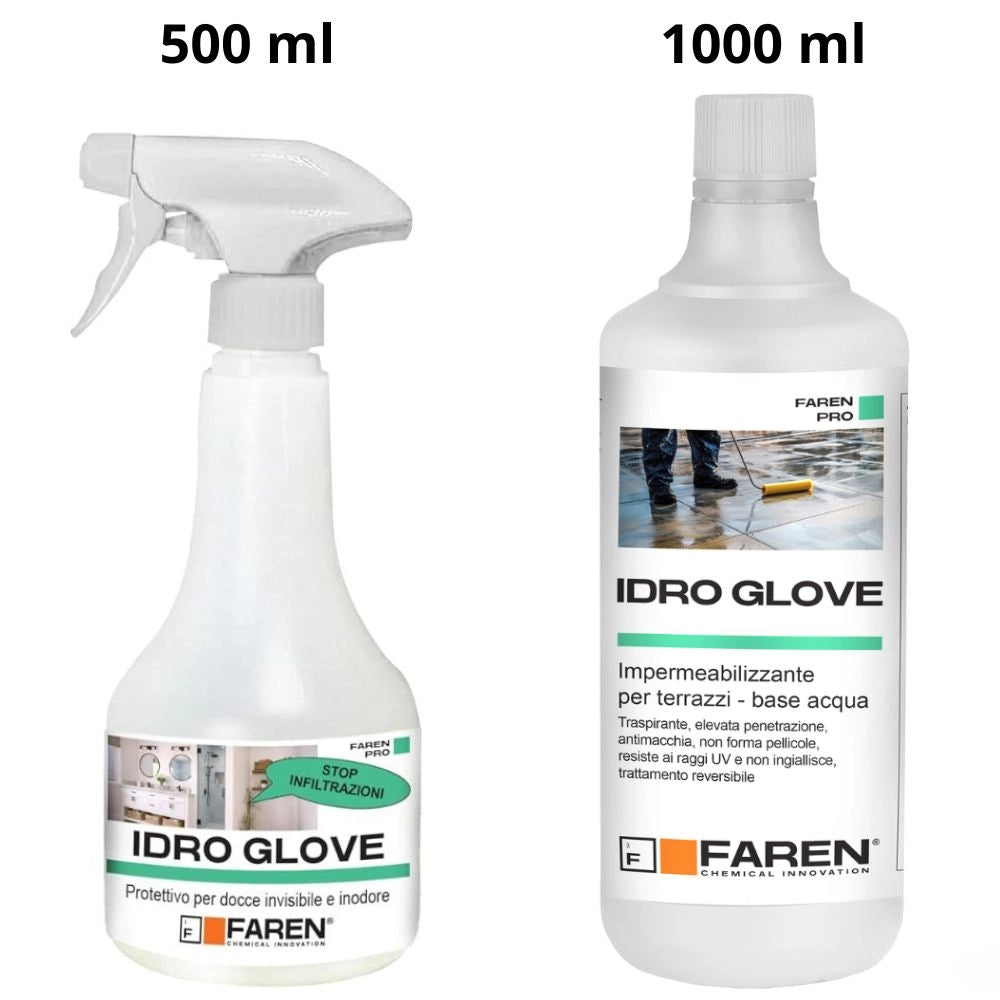 Faren idro glove impermeabilizzante anti-sfarinamento per terrazzi *** formato 500 ml, confezione 1