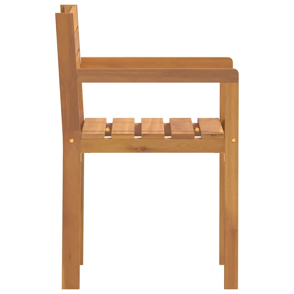 Sedie da Giardino 4 pz | Sedie da Esterno 50x53x80 cm Legno Massello di Acacia