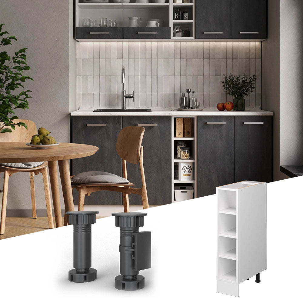 Vicco Scaffale da cucina Bianco 20 cm , AP Oak