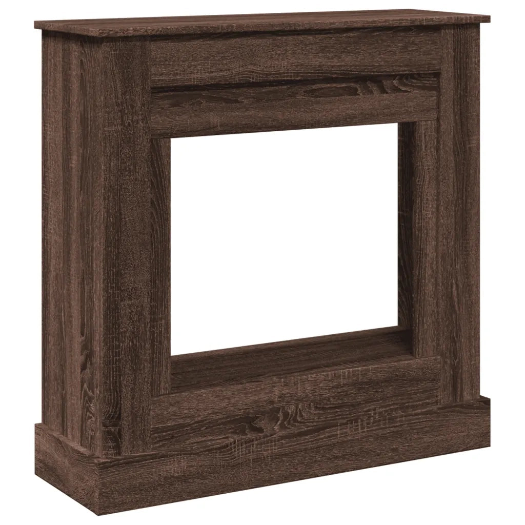 Cornice per Camino Rovere Marrone 90x30x90 cm in Truciolato CFW4928513