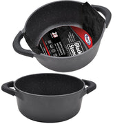 MAURY'S BLACK STONE CASSERUOLA CON MANICI 28 CM