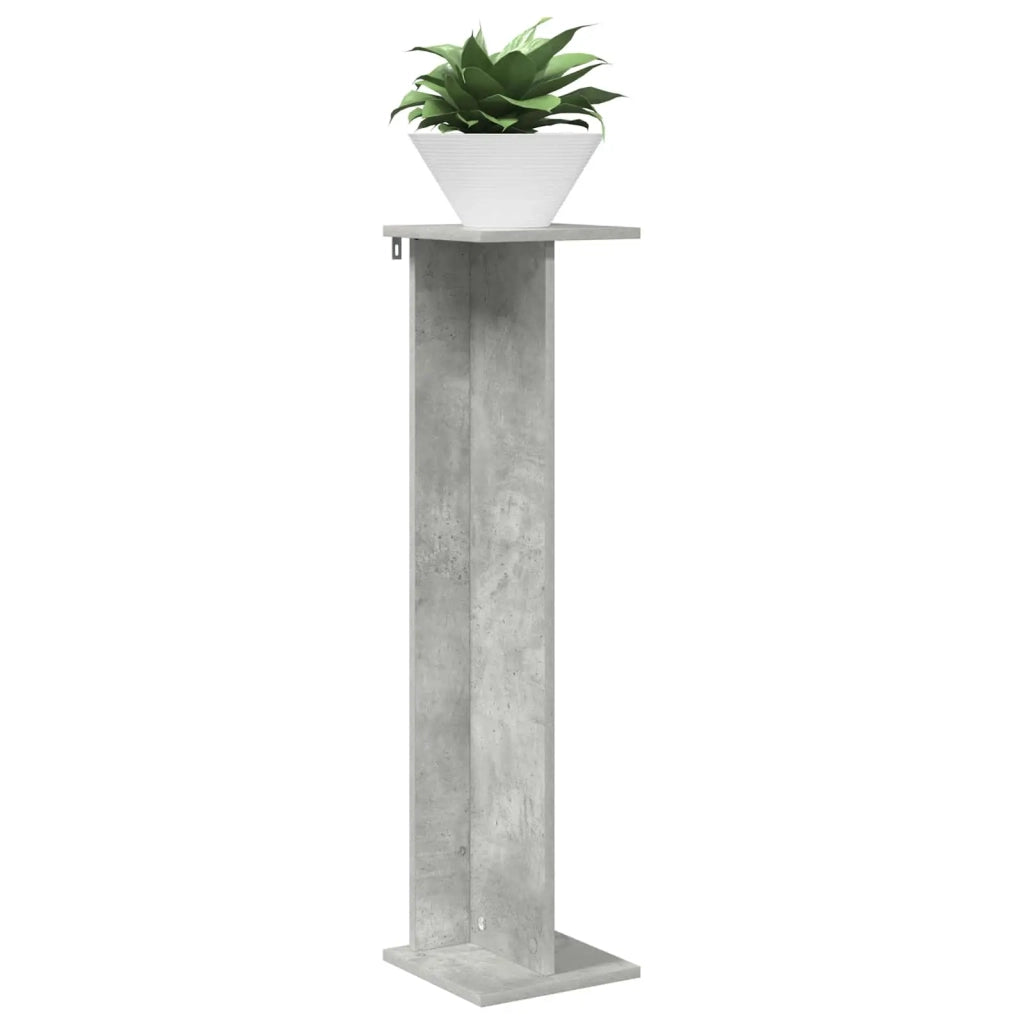 Supporto per piante | Sostegno per piante 2 pz Grigio Cemento 25 x 25,5 x 100,5 cm