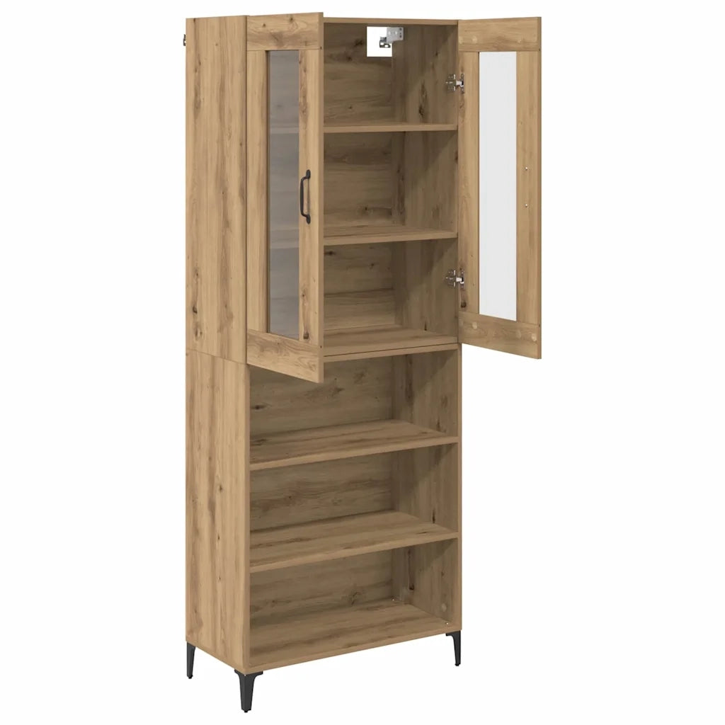 Credenza-Buffet-Armadio da cucina Rovere artigianale 69,5 x 34 x 180 cm 772007