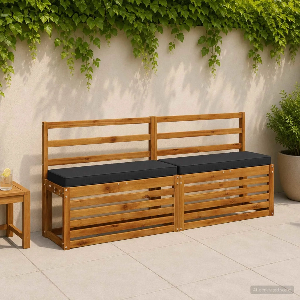 Cuscini per Panchina a 2 Pezzi VUGHT 2 pcs 100% Poliestere 950369